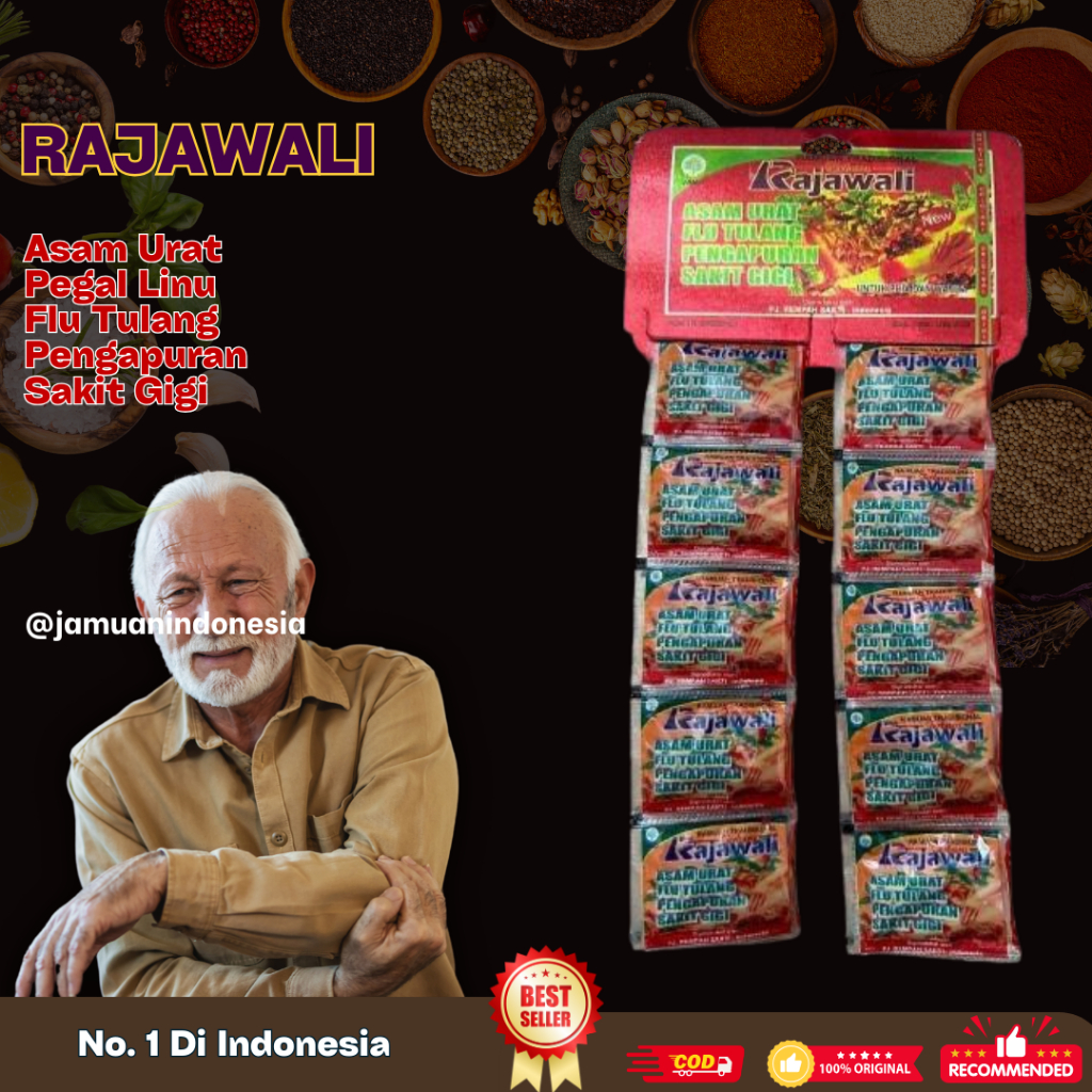 

Rajawali Kapsul Asam Urat Pegal Linu Original 100%