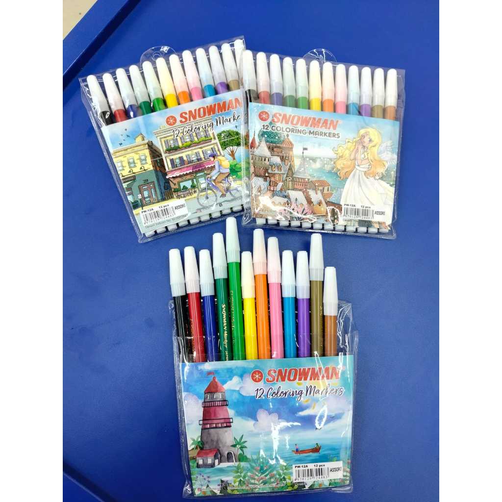 

SNOWMAN - SPIDOL PW-12A / SPIDOL SET 12 WARNA / SPIDOL WARNA