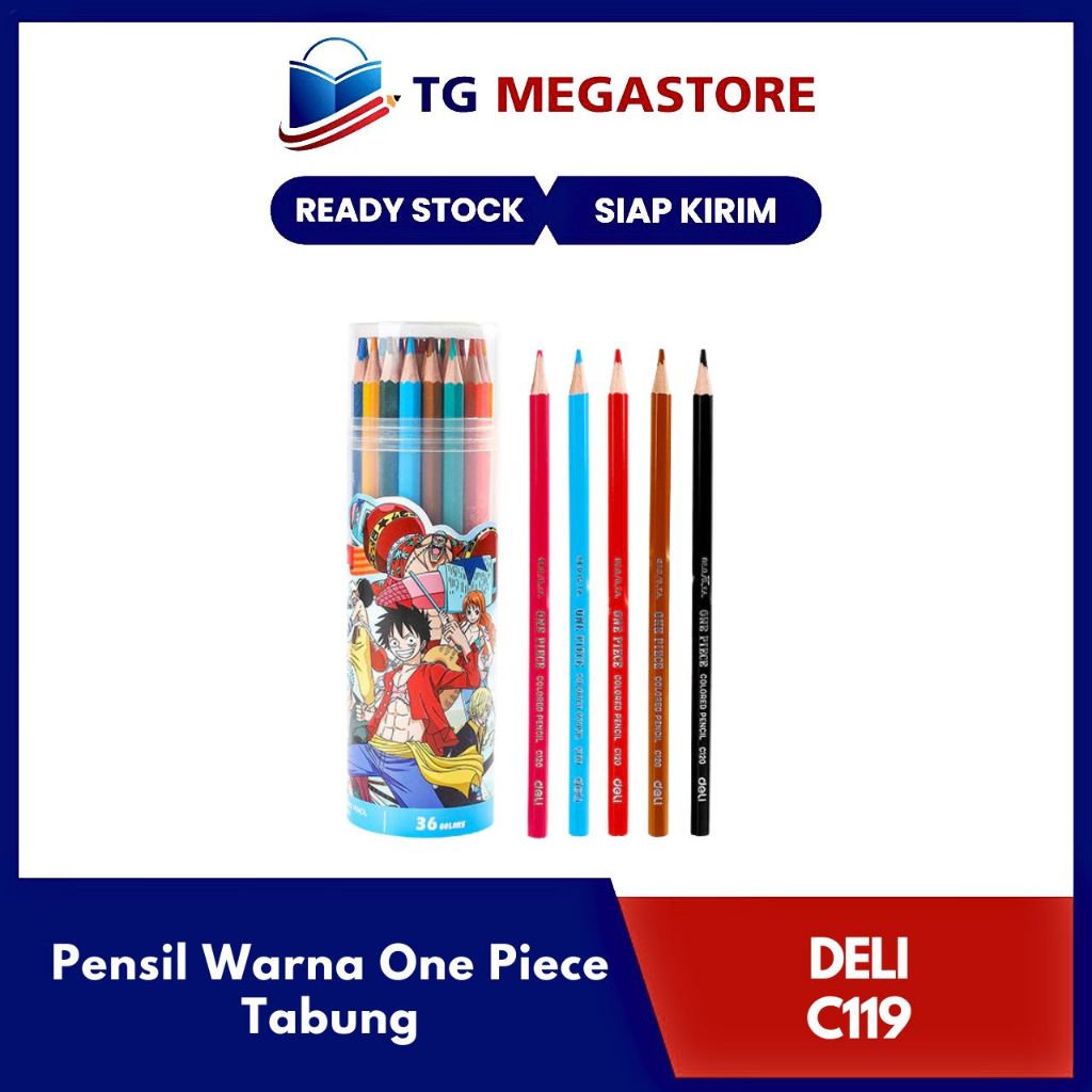 

Pensil Warna Deli One Piece Tabung - C119-XX