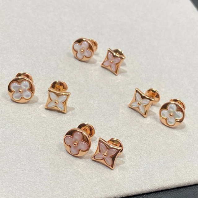 Dream Of Destiny Anting Tusuk Lv Aksesoris Titanium Rosegold