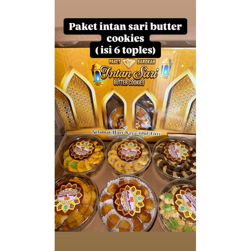 

Kue Paket Intan Sari Butter Cookies ( isi 6 toples)