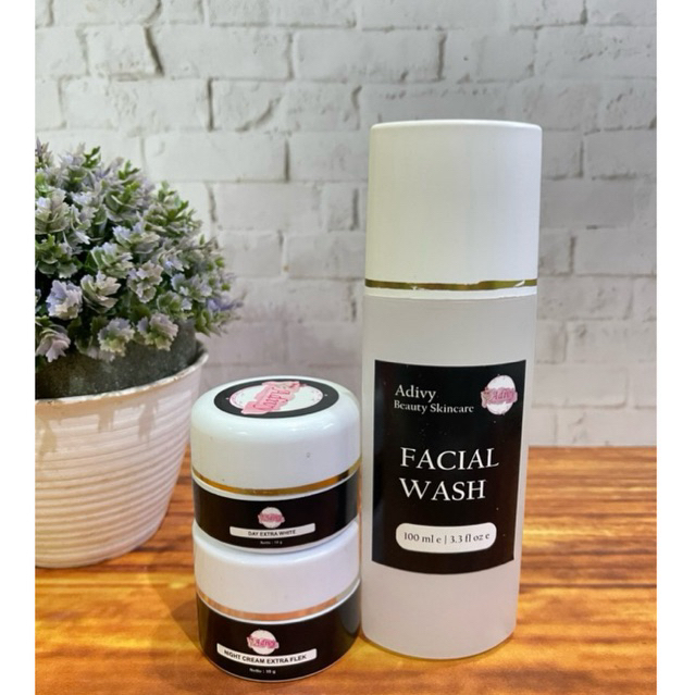 (FREE GIFT LUCU) PAKET EXTRA ADIVY SKINCARE 3 MACAM by silvy ivana