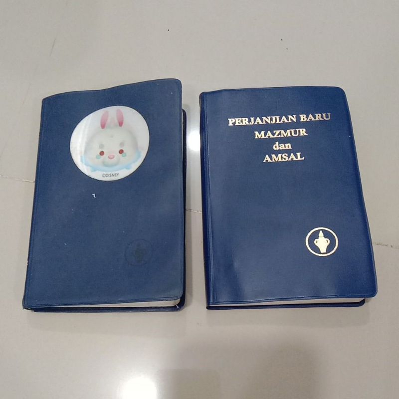 Preloved set isi 2 Alkitab perjanjian baru mazmur & amsal kondisi baik