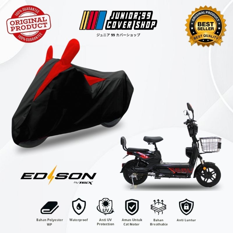 Sarung Pelindung Sepeda Listrik EDISON Regale, Inspira, Mova 1 dan sepeda electric setara dimensi