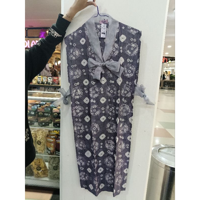 vest/outer panjang jumputan palembang