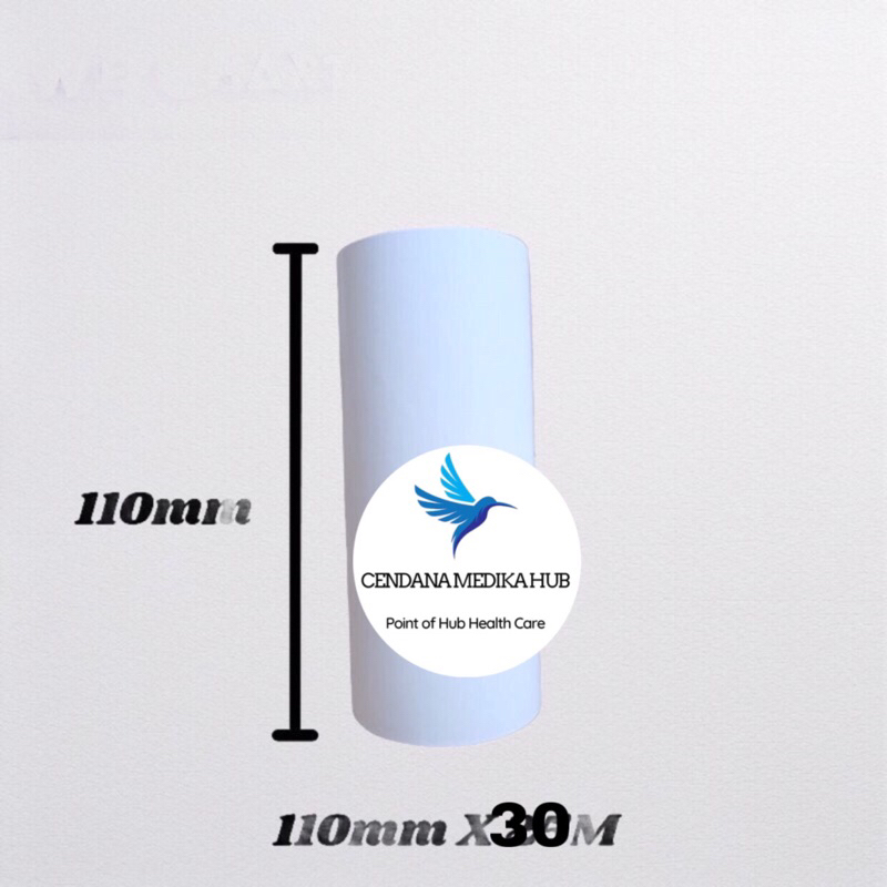

Kertas spirometer ukuran 110MM x 30M