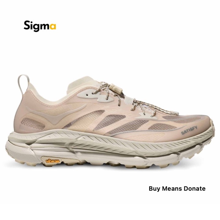 Sepatu Lari HOKA One One Mafate Speed 4 Lite Satisfy Bone