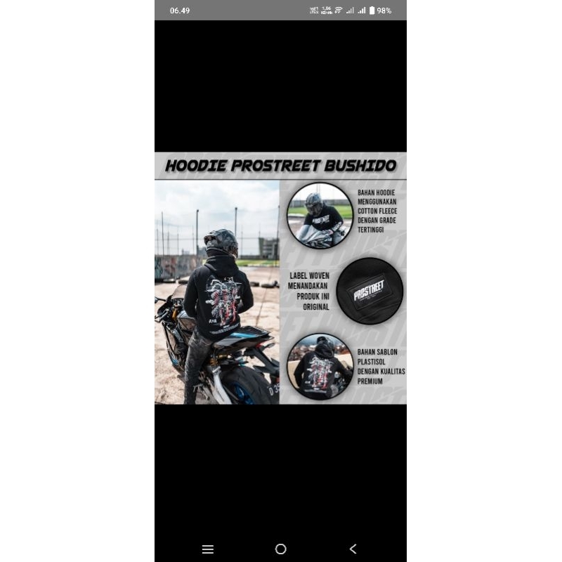 HOODIE PROSTREET BUSHIDO XXXL