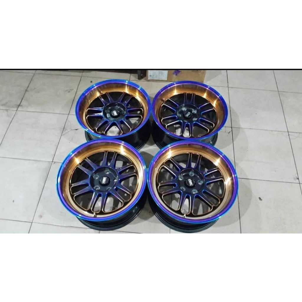 VELG MOBIL BEKAS SEKEN HSR BOROKO BLY(HSR) RING 17 LEBAR 7 PCD 5X114 ET 22 VELG UNTUK MOBIL X TRAIL 