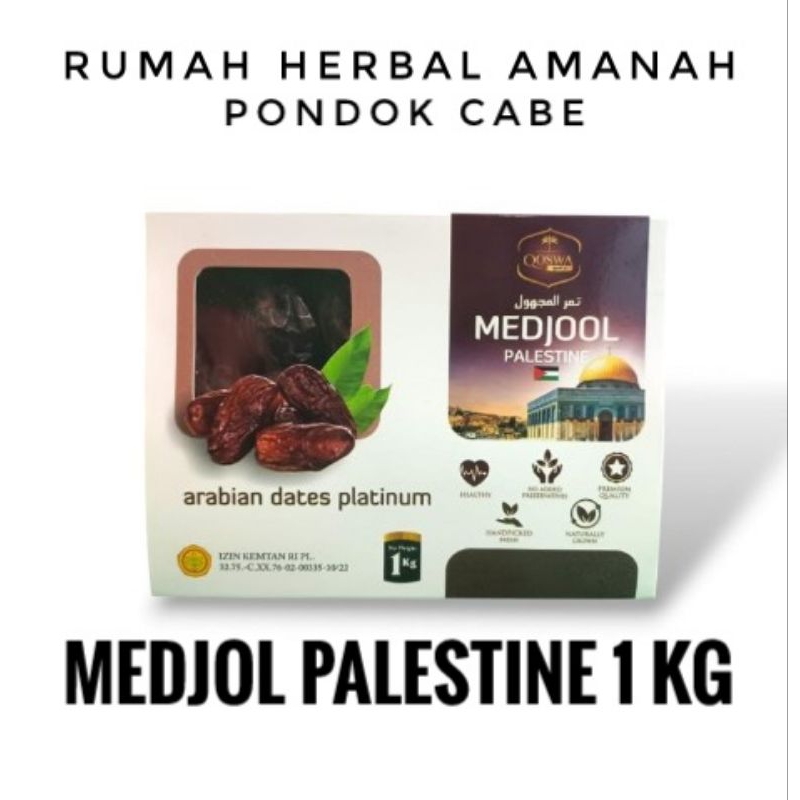

Kurma Medjol Medjool Mejol Medjoul Palestine Premium 1kg