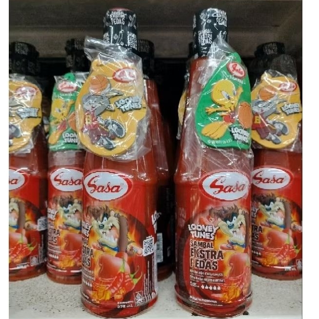

Sasa Sambal Ekstra Pedas Botol 275 ml Free Gntungan kunci