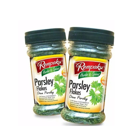 

Rempaku Parsley Flakes Daun Parsley Remah 20 Gram