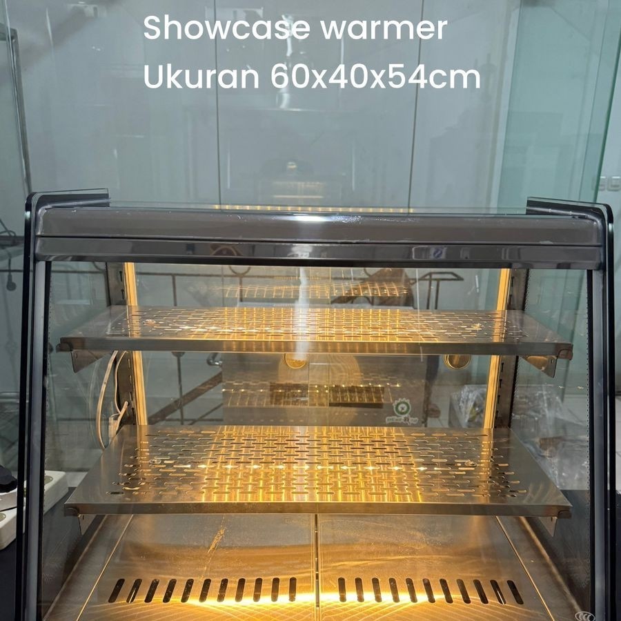 Food Warmer / Showcase Warmer Table / Showcase Penghangat Table Kaca - BWE Royalstar