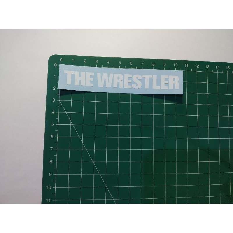 

stiker cutting the wrestler