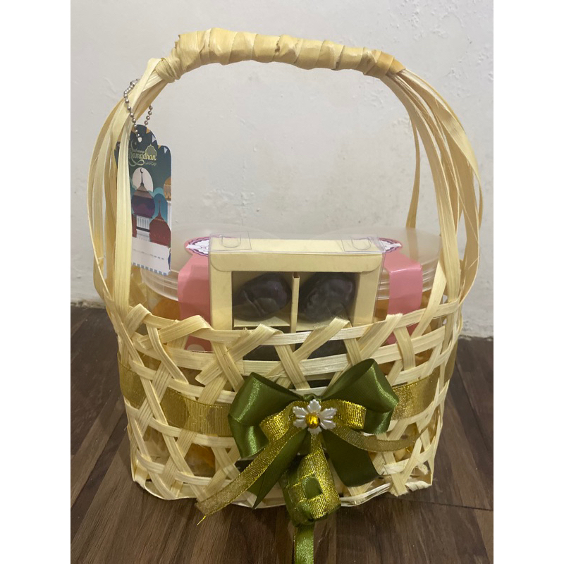 Tas Anyaman Keranjang Parcel Dari Anyaman Bambu