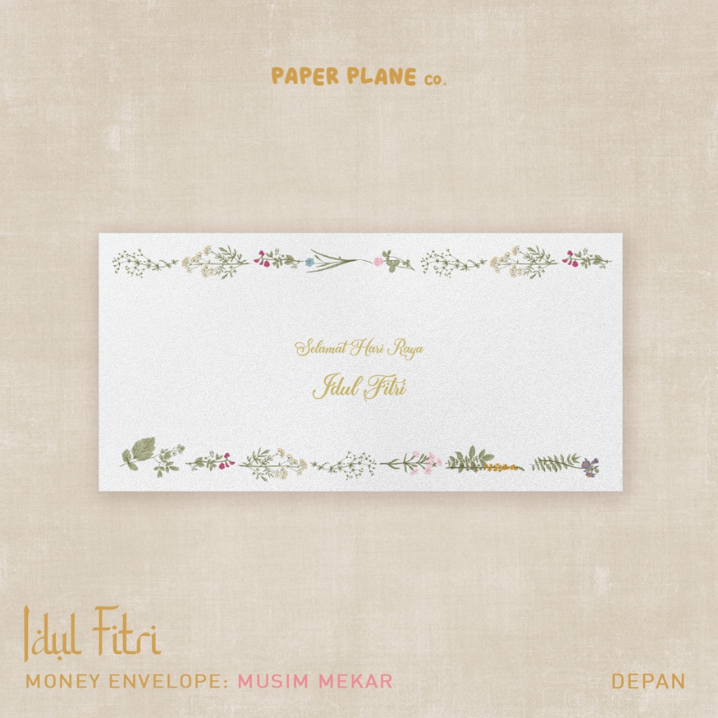 

10 pcs Amplop THR Hari Raya Lebaran Idul Fitri "Musim Mekar