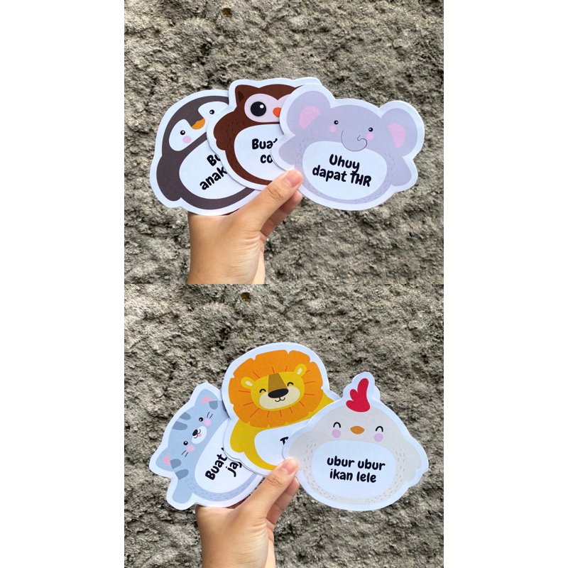 

STARLY - AMPLOP ANIMAL 1 AMPLOP 3D BULAKBALIK AMPLOP LEBARAN AMPLOP KARAKTER AMPLOP LUCU AMPLOP 2025 AMPLOP IDULFITRI