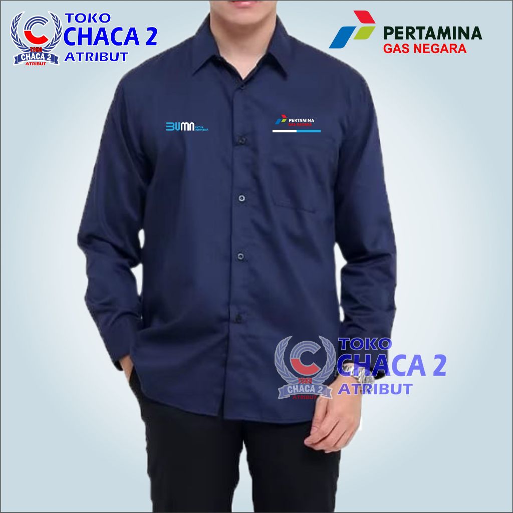 KEMEJA PERTAMINA GAS NEGARA PRODUK KEMEJA ALISAN / SERAGAM BUMN PERTAMINA GAS NEGARA / KEMEJA BUMN P