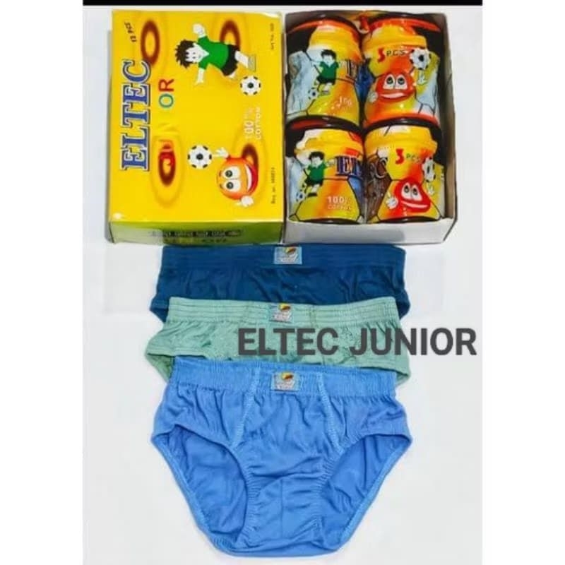 CD08 CELANA DALAM ANAK PREMIUM ( 3 s/d 8 thn) ELTEC JUNIOR Isi 3 pcs
