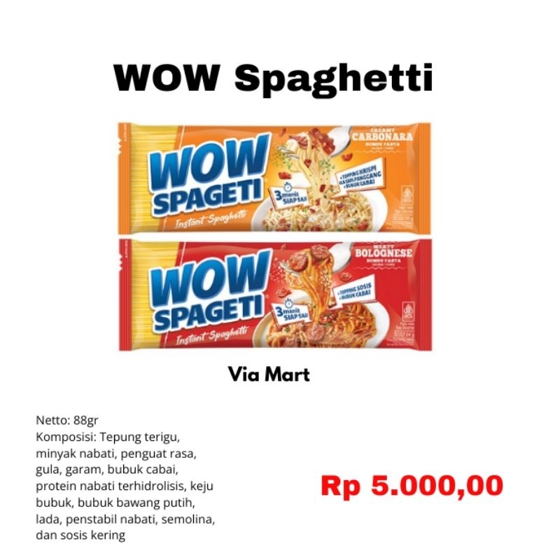 

WOW Spaghetti