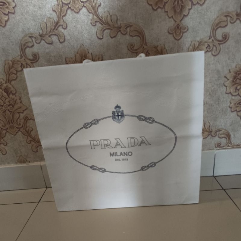 

PRADA milano paper bag