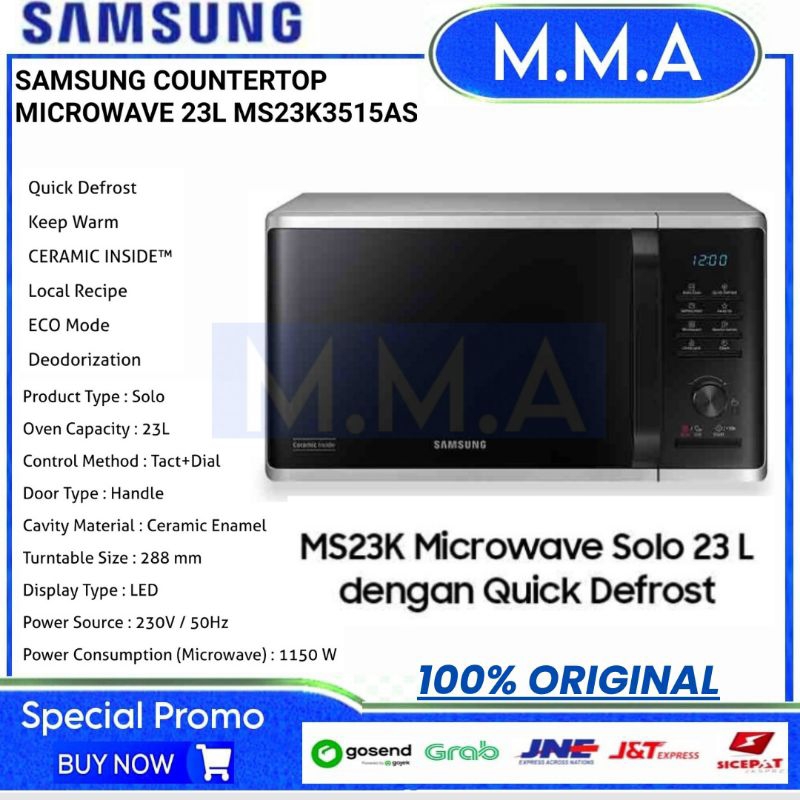 MICROWAVE SAMSUNG MS23K3515AS