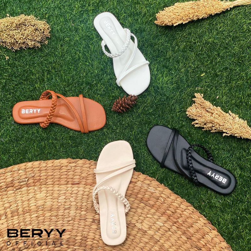 Sandal Teplek Cewe Anyam Viral Buat Lebaran Beryy Official
