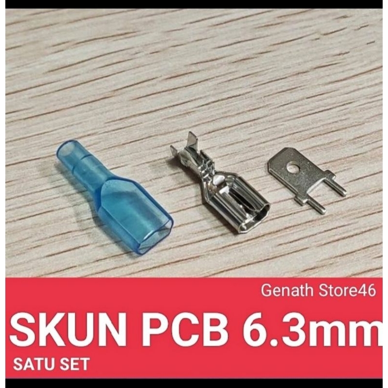 1 Set SKUN PCB 6.3MM SKUN PCB 6.3MM SKUN KABEL PCB 6.3MM 1 SET SKUN KABEL PCB 6.3MM