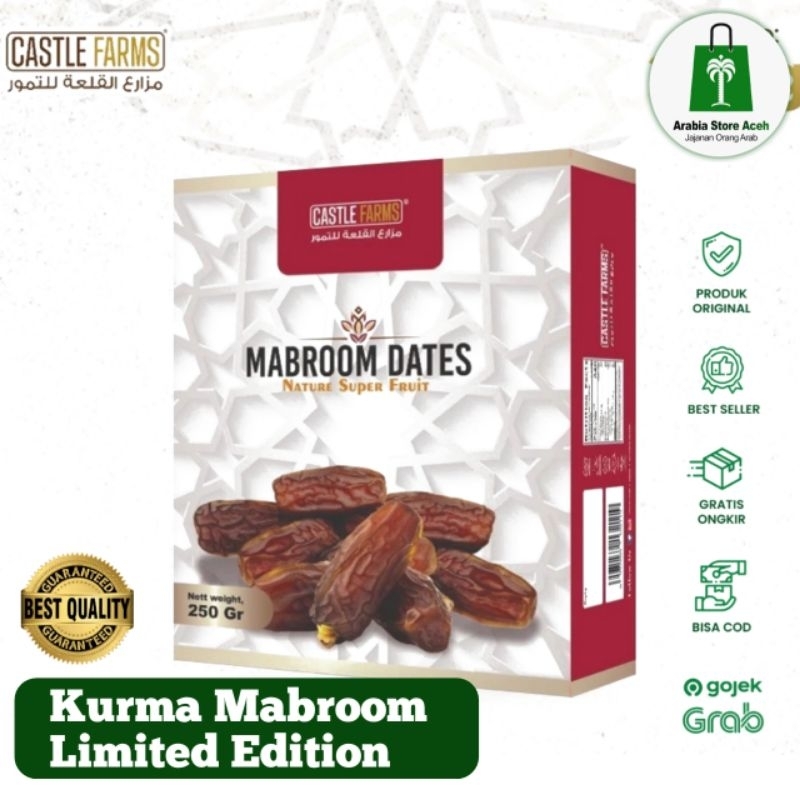 

Kurma Mabroom Nature Super Favit 250gr Castle Farm Premium