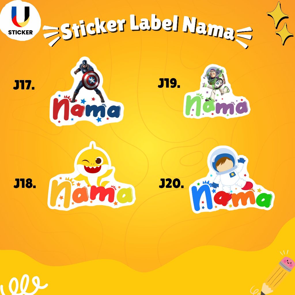 

STICKER CETAK CUSTOM NAMA ANAK BERBAGAI TEMA