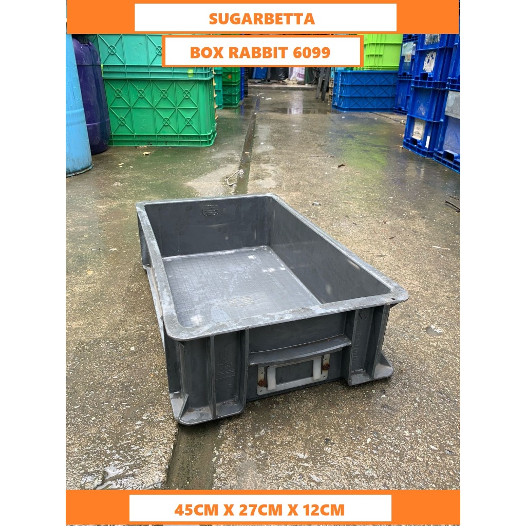 bak kura kura bak ikan box rabbit 6099 / kotak penyimpanan