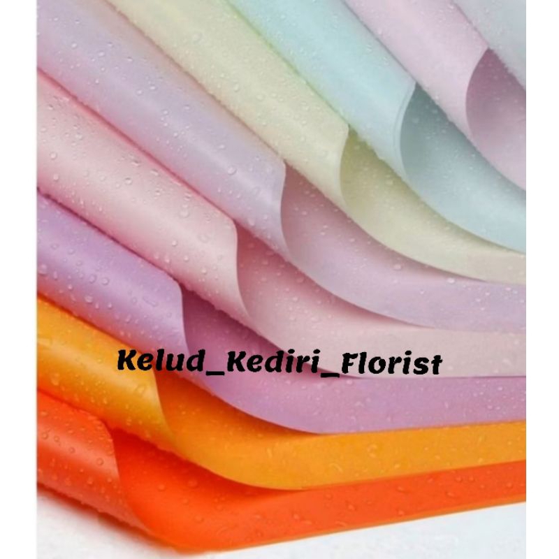 

Part 2 Kertas Buket Transparan Free Packing Flower Wtapping Full Coulor Plain Soft Pastel Cellophane Paper Transparent