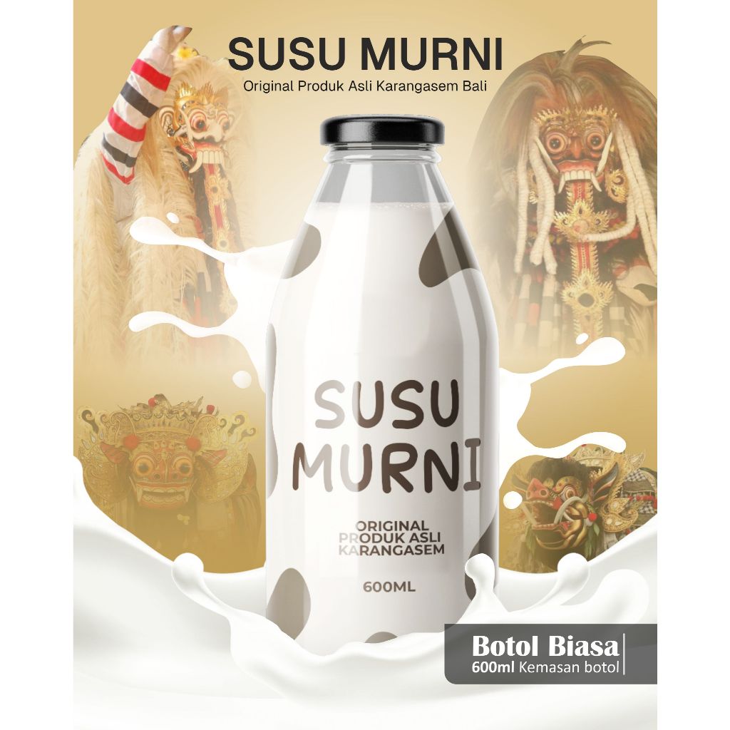 

[Botol 600ml] Susu Sapi Murni Premium Kualitas Bali