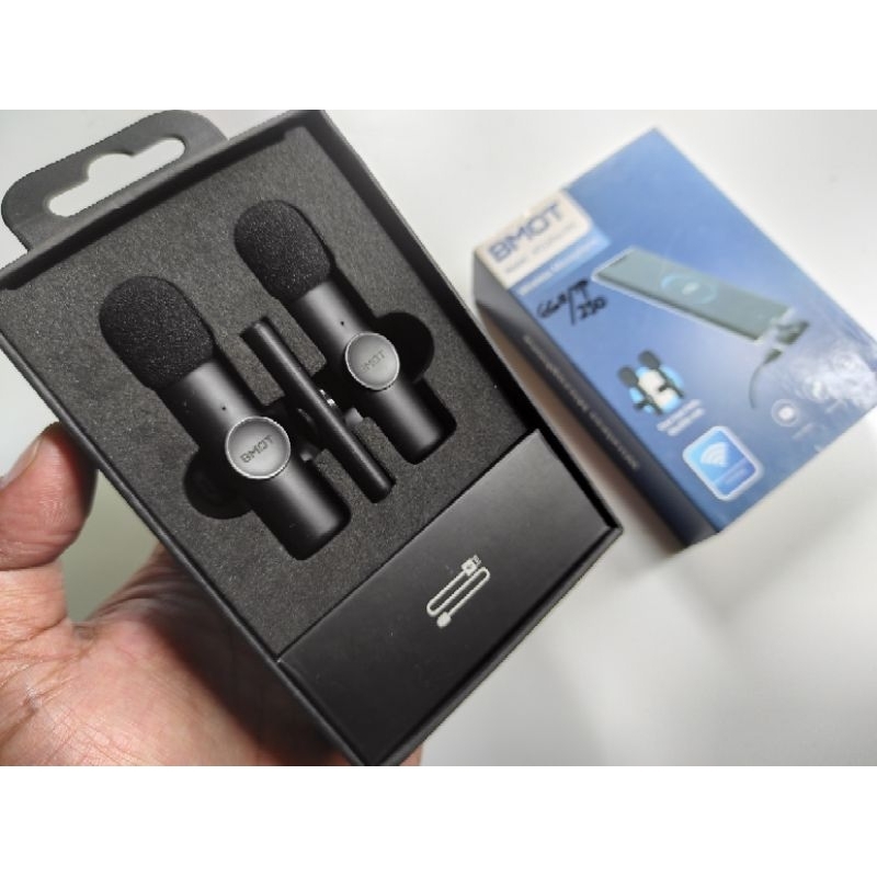 Mic wireless KT11pro untuk hp android tipe C dual mic