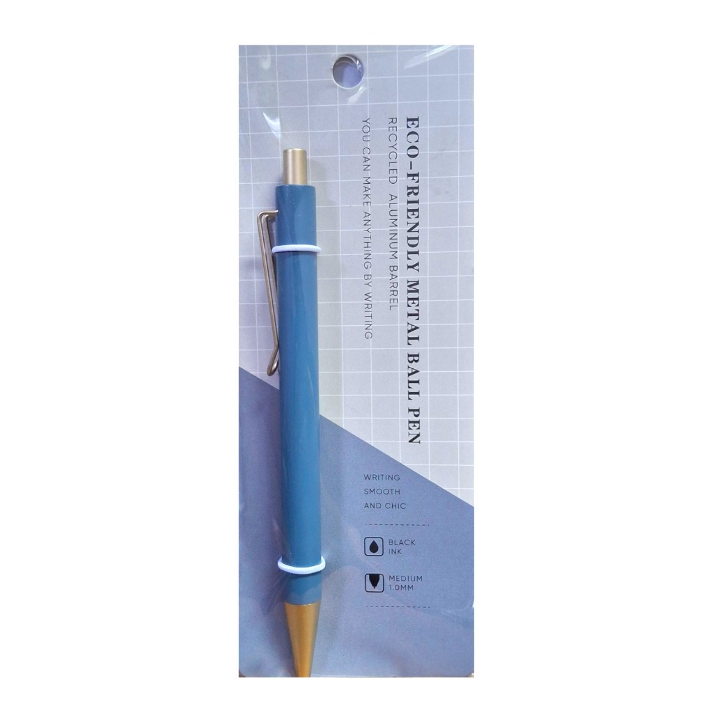 

Gramedia Jayapura - KaKo Eco - Friendly Metal Pen Blue kkef -BL