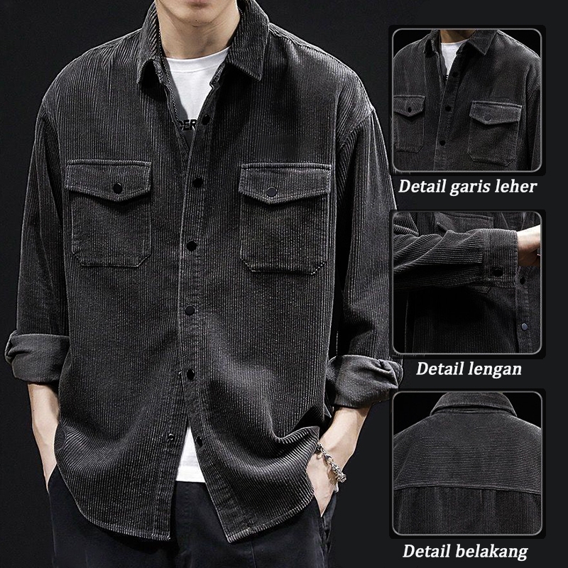 EXCLUSIVE jaket corduroy pria jumbo jaket pria keren jaket truckerwork jaket corduroyjaket corduroy