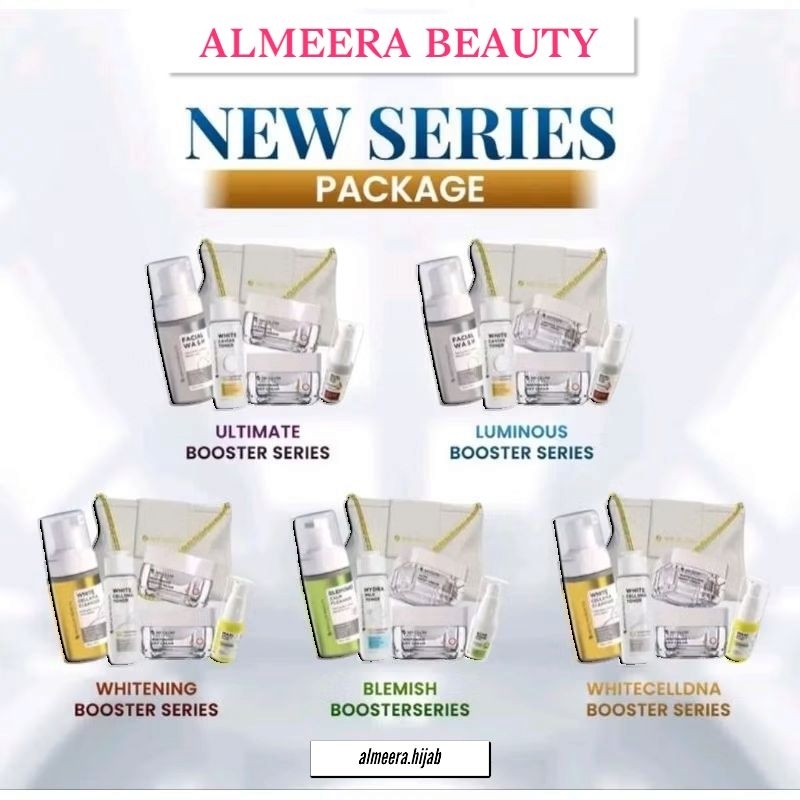 MS GLOW NEW PACKAGE BOOSTER SERIES / PAKET NEW MS GLOW FREE SERUM
