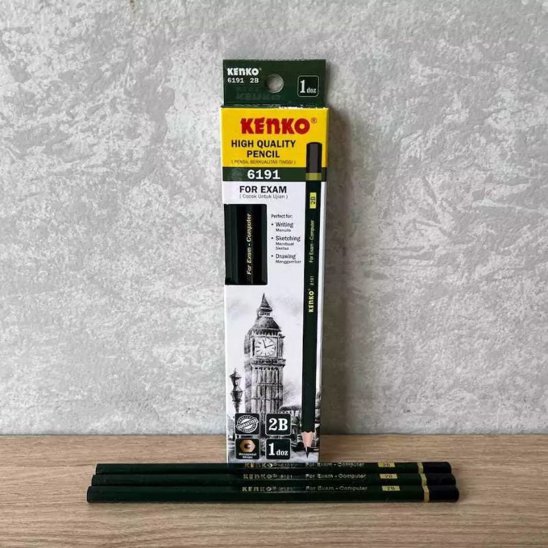 

Pensil 2 B Berkualitas Termurah Kenko 6191