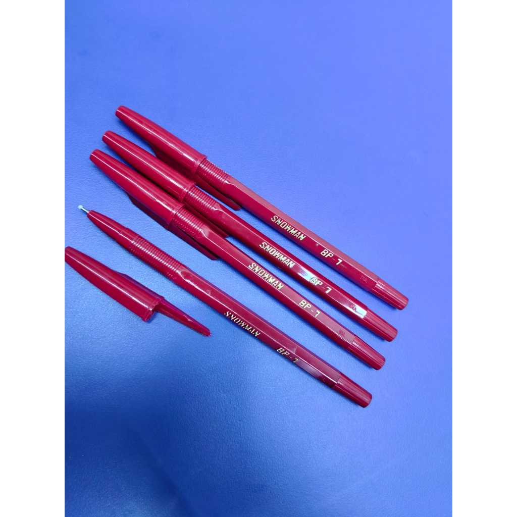

SNOWMAN PULPEN B-7 / PULPEN 0.7mm / BALLPOINT / PULPEN MERAH