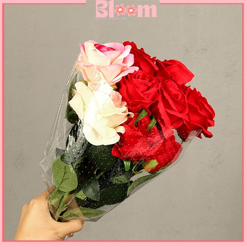 

Single Flower Wrapping Cellophane Kertas Bunga Single Waterproof Transparant SF26