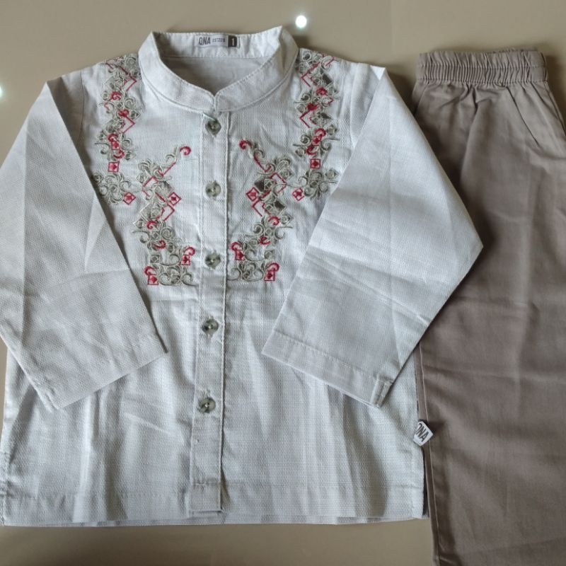 BAJU KOKO QNA PITODITO SIZE 1, 4, 10 & 14 | BAJU KOKO BAYI, ANAK & REMAJA