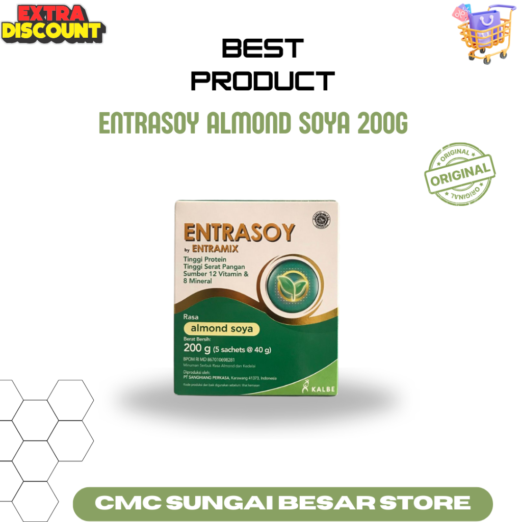 

Entrasoy Almond Soya 200g