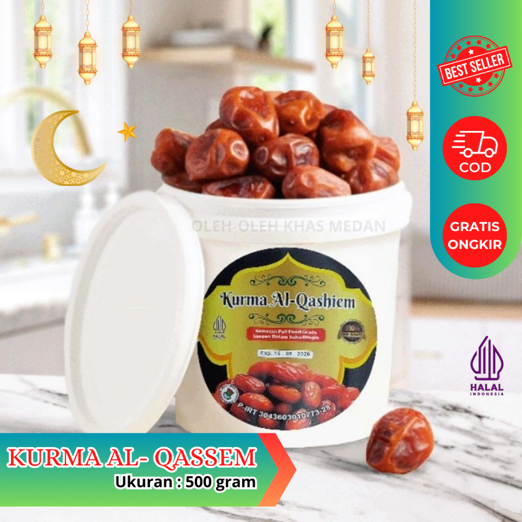 

PROMO KURMA AL - QASSEM 500 GRAM KURMA MUDA EMBER AL - QASIM PREMIUM INSTAN GRAB/GOJEK - MEDAN