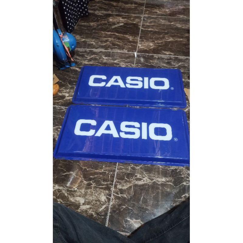 

papan nama jadul casio