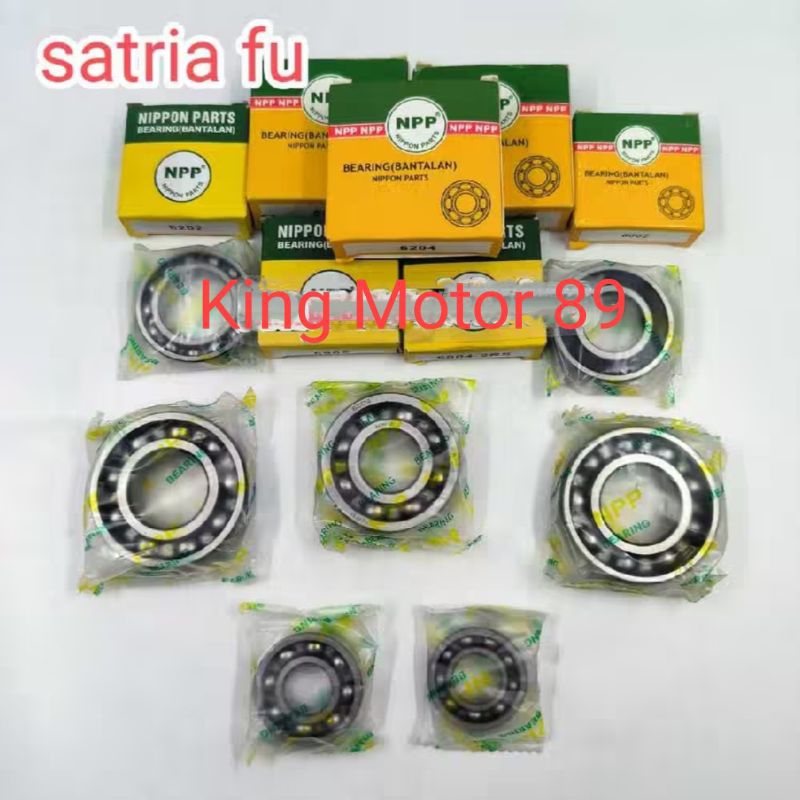 Bearing mesin rasio balancer satria Fu Karbu original npp 7pcs