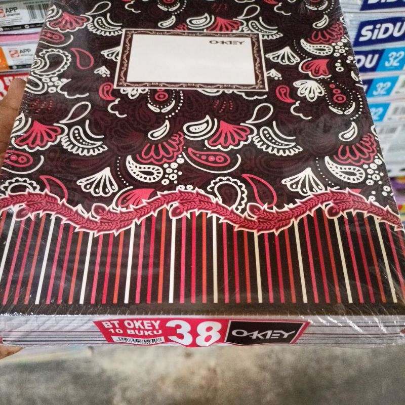 

(10 Pcs) BUKU TULIS OKEY BATIK ISI 38 LEMBAR PERPAK