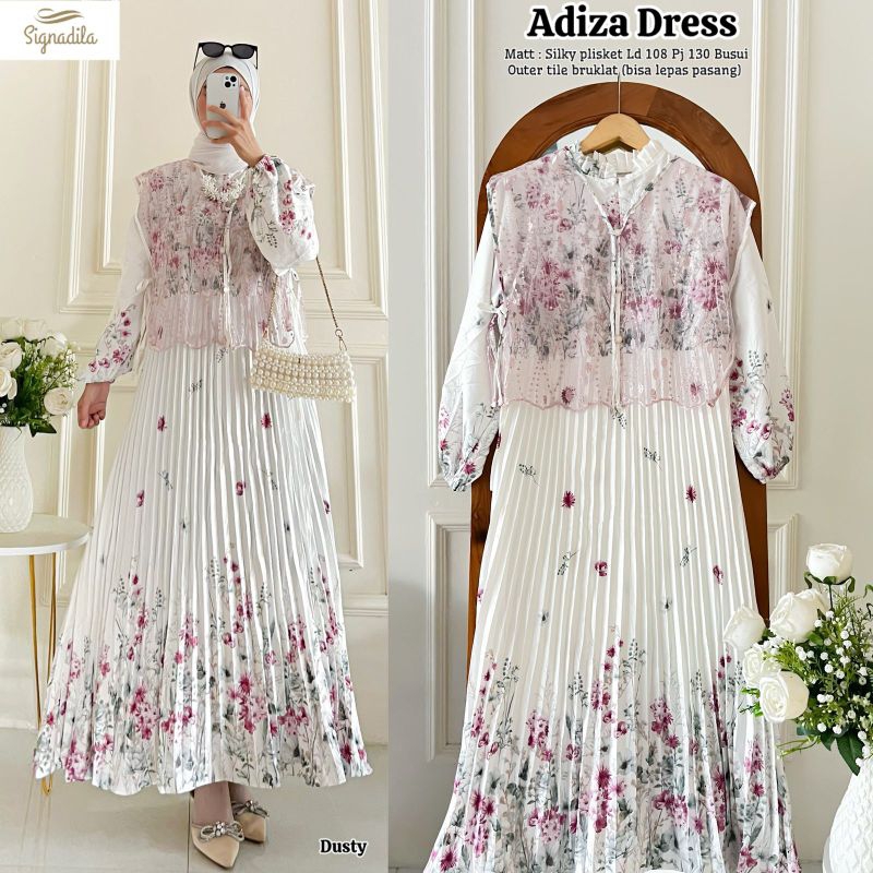 DRESS MAXY PLISKET  RAIYA,NAGISA,ADIZA,, VANORA, DAISYA BY.SIGNADILLA
