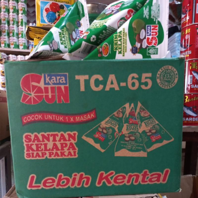 

1 DUS SUN KARA /Santan Kelapa Siap pakai/ 65ml ( isi 36 pcs )
