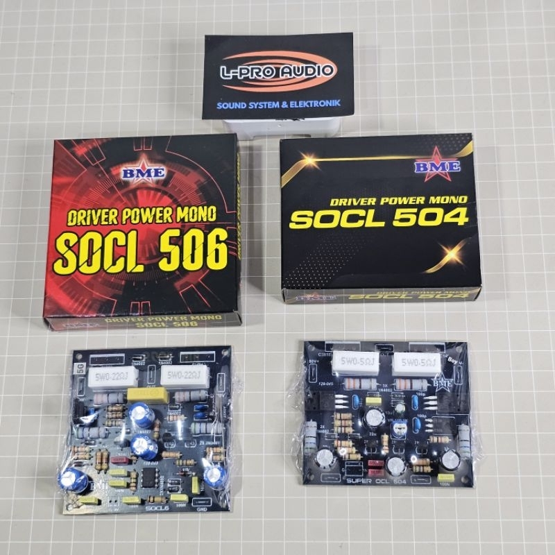 Kit power amplifier SOCL 504 dan SOCL 506 BME