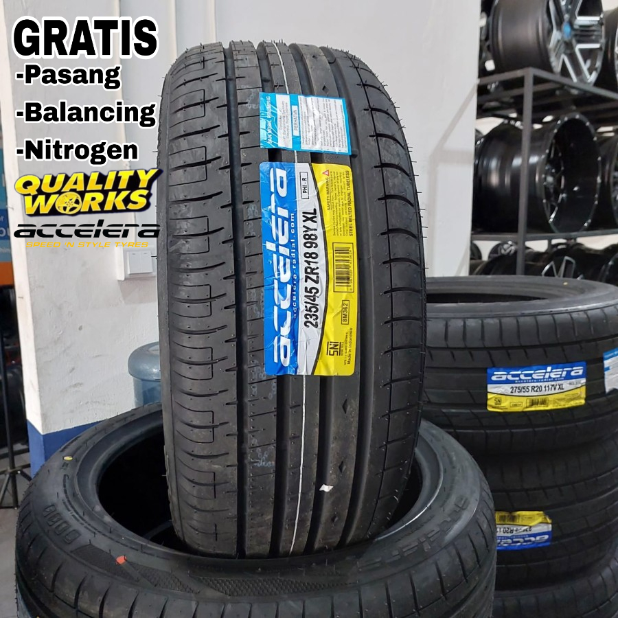 BAN MOBIL 235 45 R18 ACCELERA PHI-R - BAN RING 18 UKURAN 235/45 R18